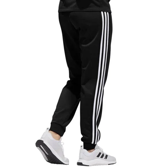adidas Women's 3-Stripes 2pc Set Tracksuit Black Activewear Size S New - Picture 6 of 8